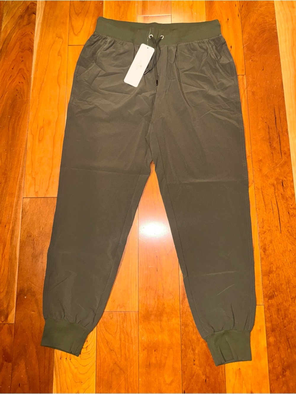 NWT CRZ YOGA Olive Green Women's Track Joggers